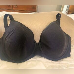 Black Bali 42DD underwire t shirt bra